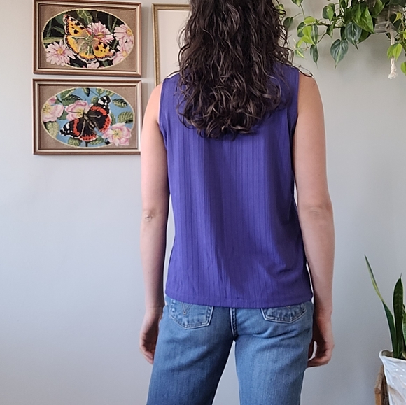 Purple slinky tank - Picture 4 of 4